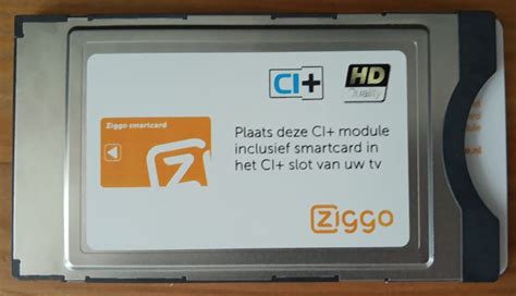 smart card ziggo installeren|ci+ module opnieuw installeren Ziggo.